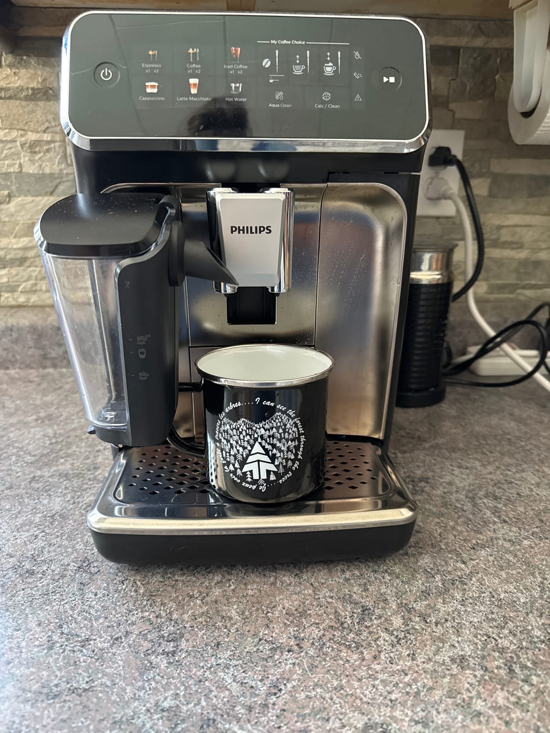 Customer photo review of Philips - Series 3300 LatteGo (SilentBrew)