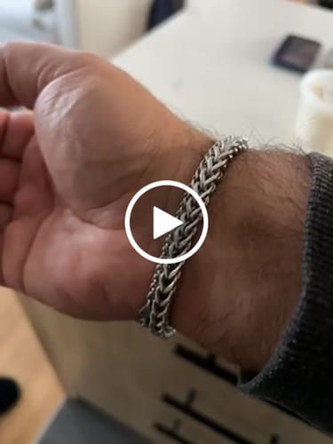 Customer video review of Franco Link Bracelet | 6MM