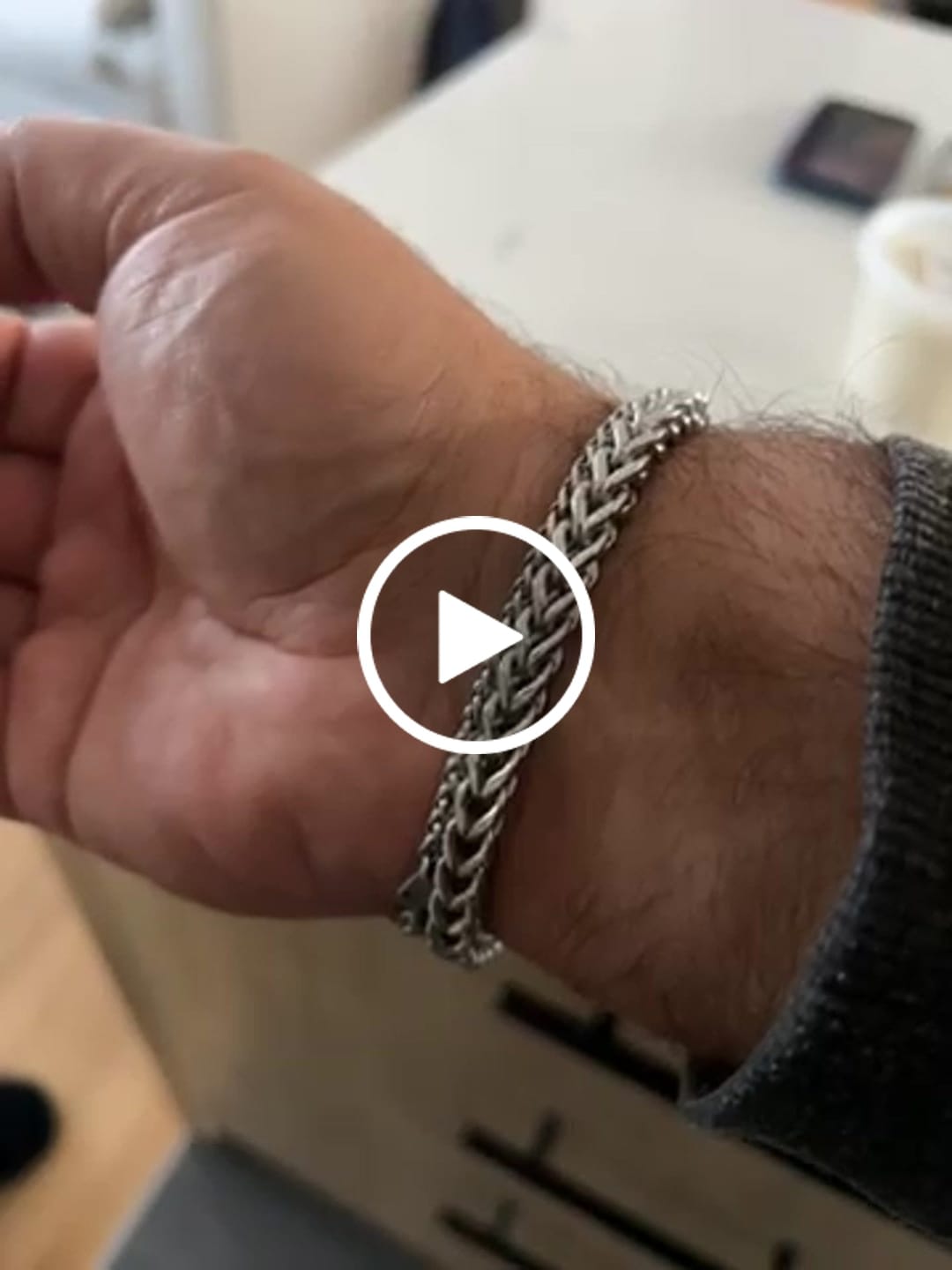 Customer video review of Franco Link Bracelet | 6MM