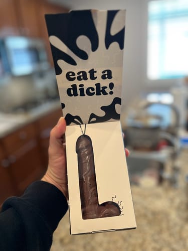 Customer photo review of Eat a Dick - The Chocolate Dick