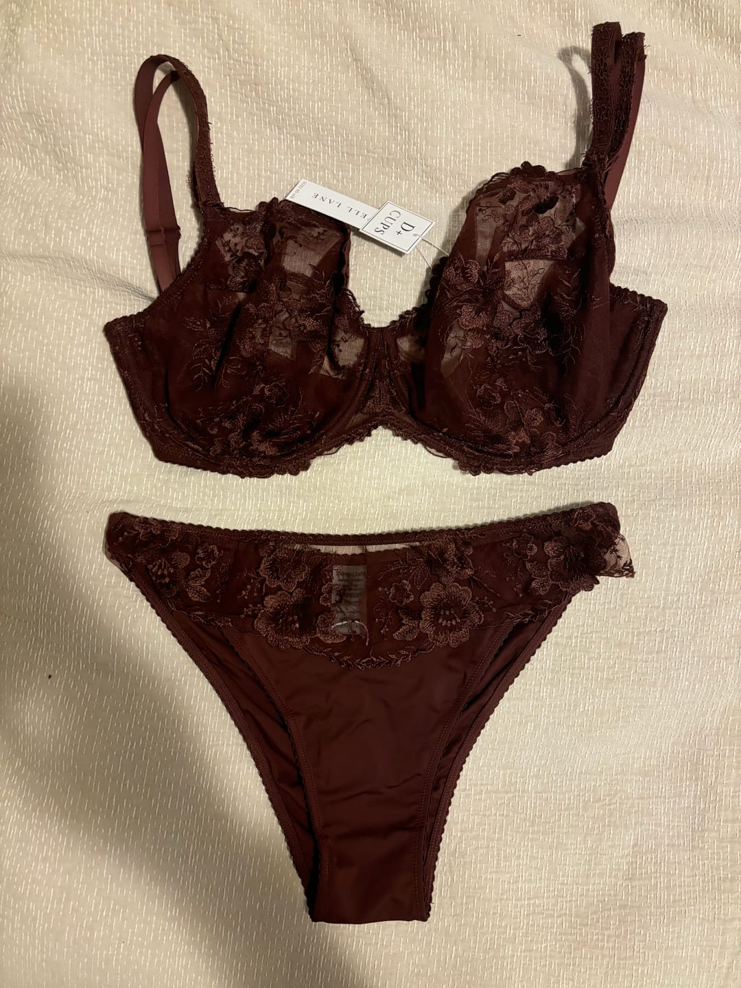 Customer photo review of EVIE BRA - CLOVE