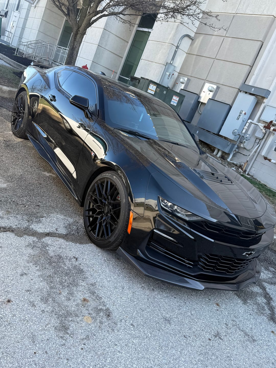 Customer photo review of Camaro ZL1 Conversion Front Splitter & Side Skirts