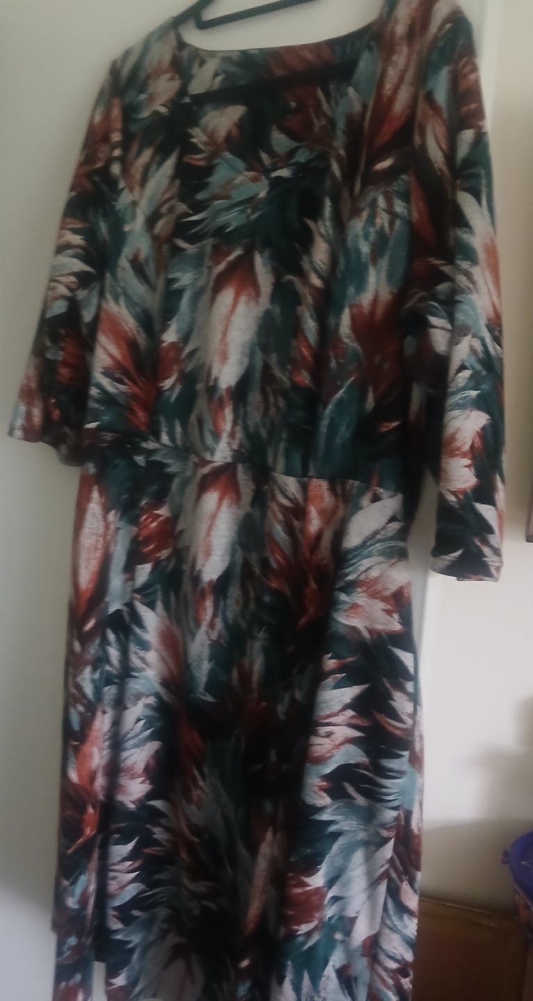Customer photo review of Tropical Blooms Digital Modal-Touch Jersey Fabric