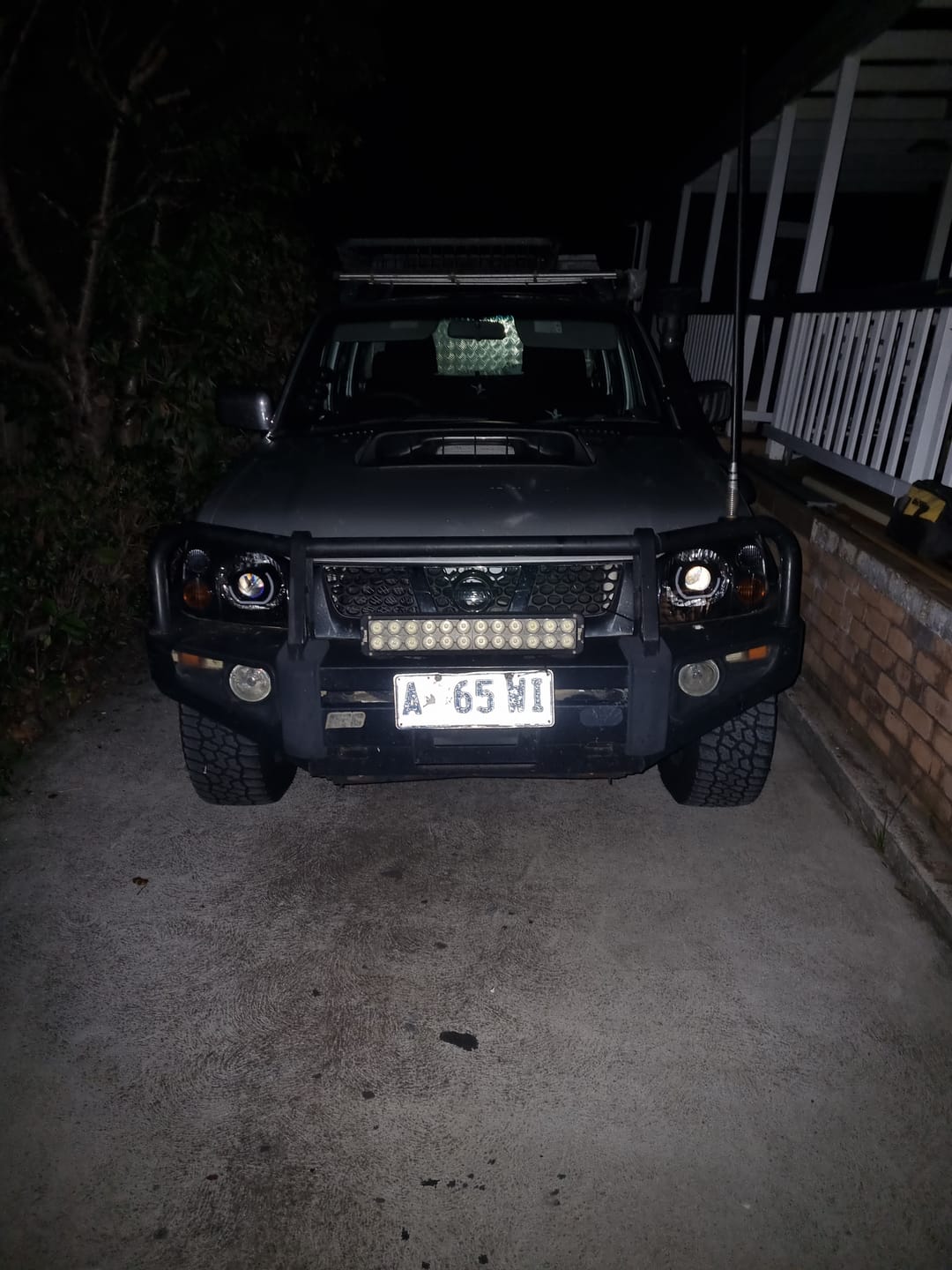 Customer photo review of Bi-LED 'Angry Eye' Headlight Retrofit DIY Kit