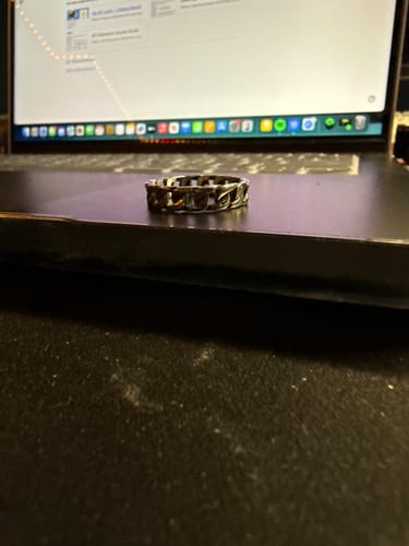 Customer photo review of Cuban Ring