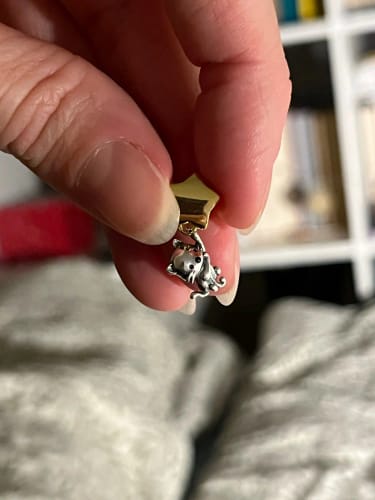 undefined review of 925 Sterling Silver Kitty Cat Charm image 1 out of 1