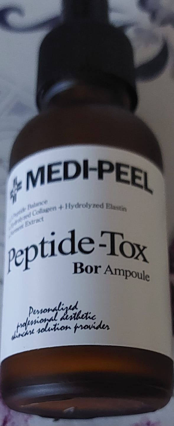 Customer photo review of Liftinga ampula ar peptīdu kompleksu Medi-Peel Peptide-Tox Bor Ampoule