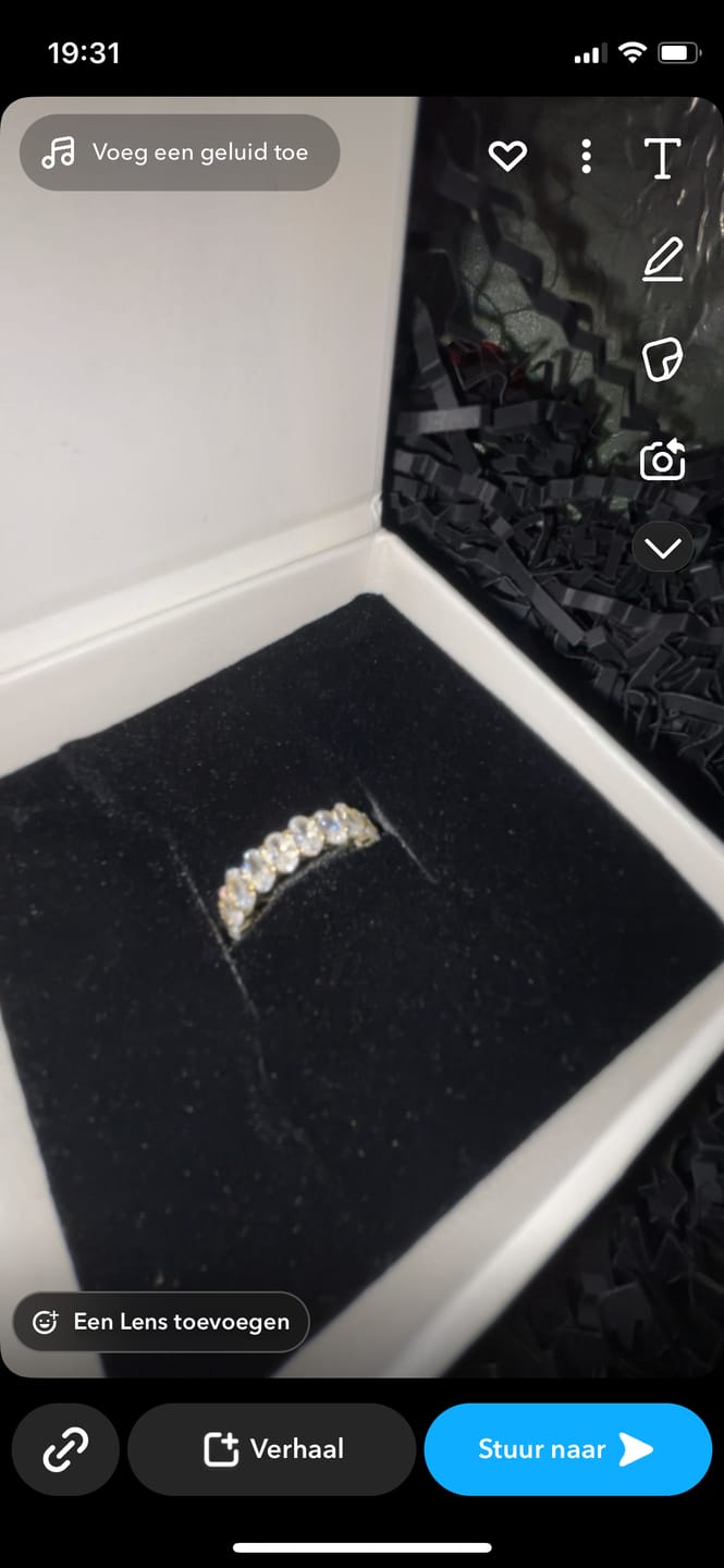 Customer photo review of Aria Ring Gold