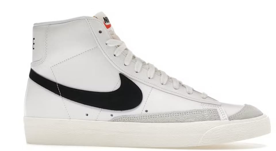 Customer photo review of Tenis Blazer Bota Blanco Negro