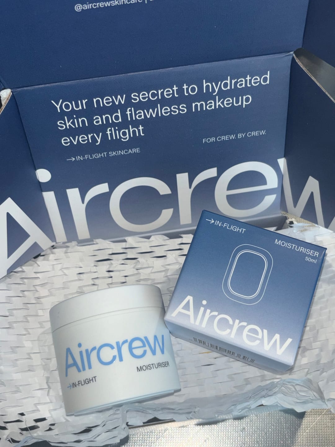 Customer photo review of In-Flight Moisturiser