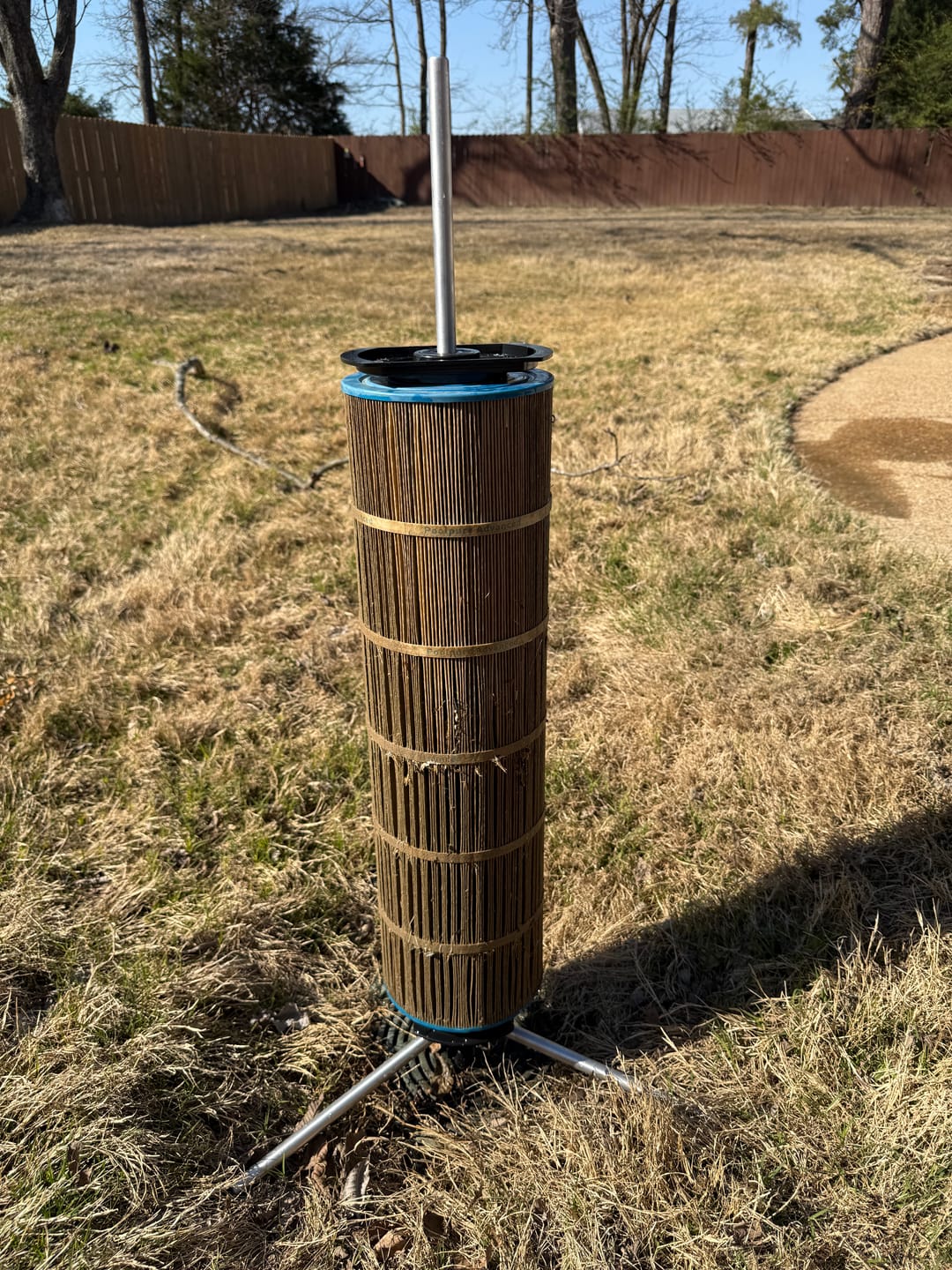 Customer photo review of Cyclone Pool Filter Cleaning System