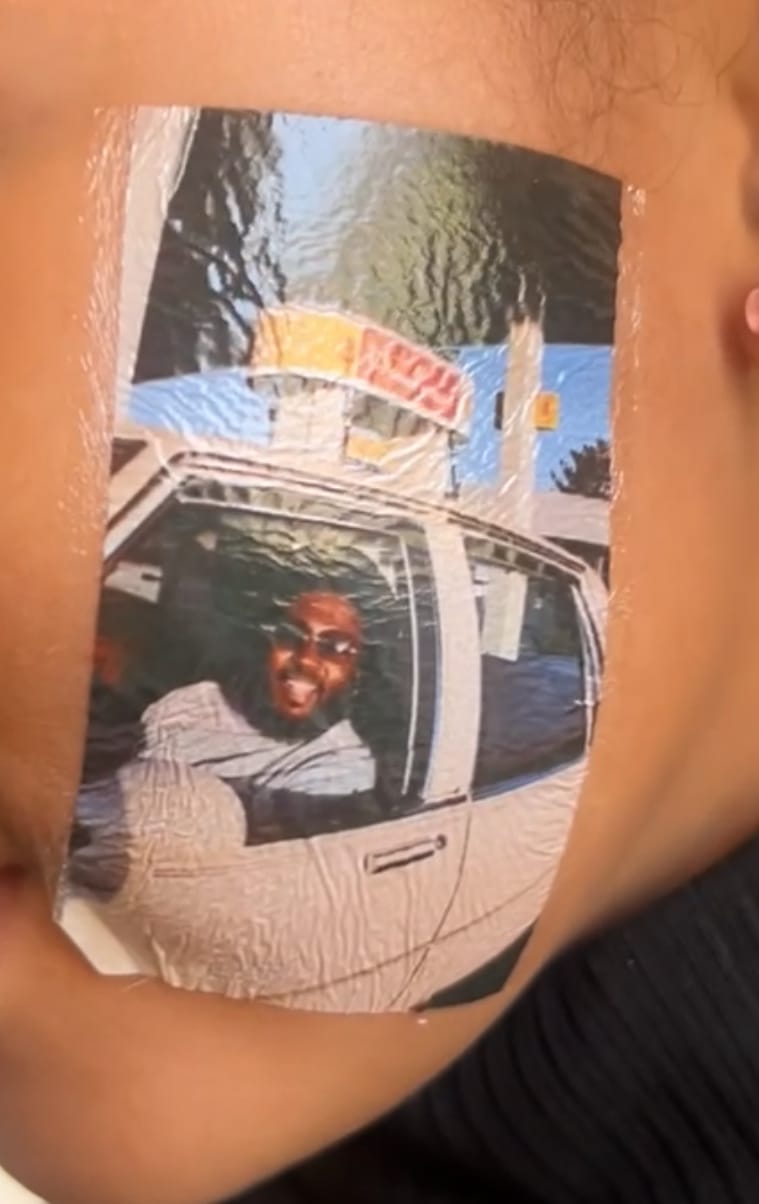 Customer photo review of Cheers to Years! - Temporary Tattoo