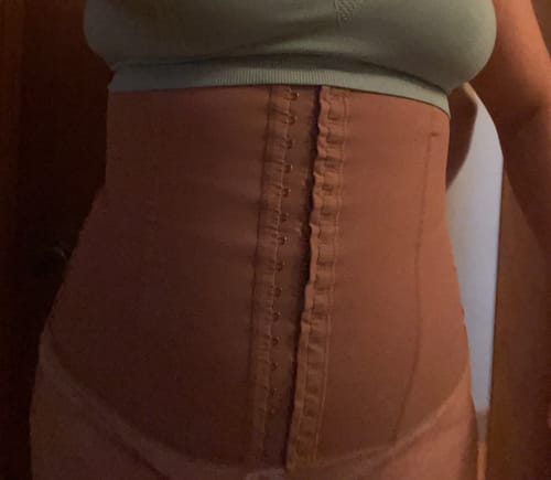 Customer photo review of Ultra-Sculpt Waist Trainer with Hooks NS006