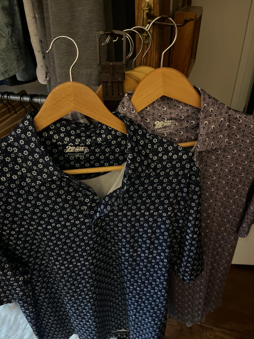 Customer photo review of Skull and Bones Men's Polo