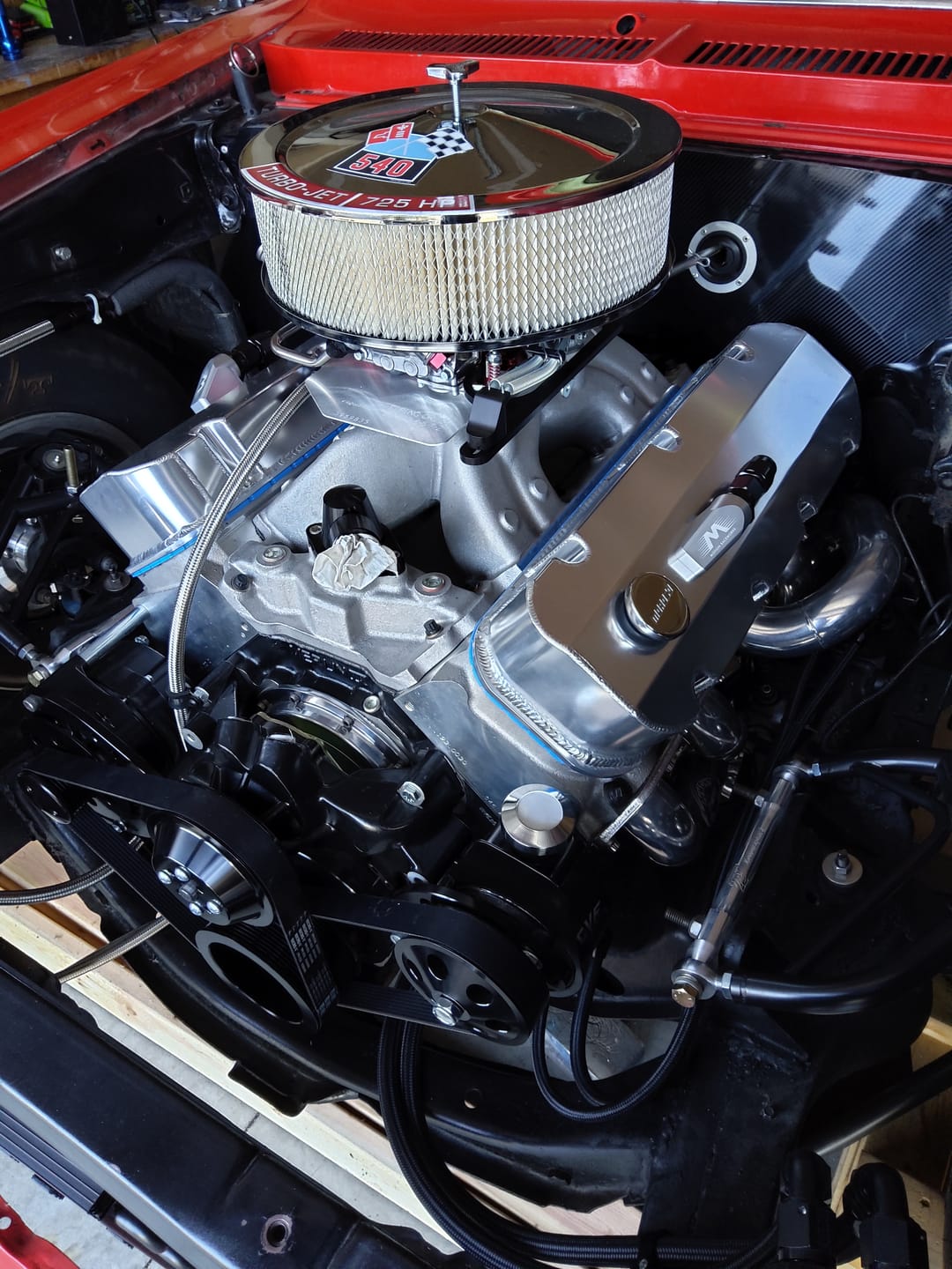 Customer photo review of Motion Raceworks Billet Valve Cover Breathers Clear Anodized (Pair)