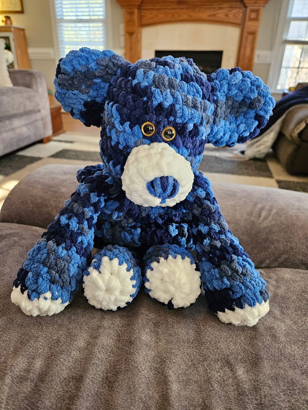 Customer photo review of Crochet Teddy Bear Pattern PDF Download