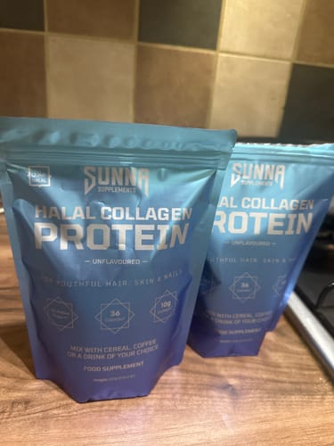 Customer photo review of Halal Collagen Protein