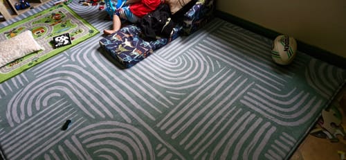 Customer photo review of The Mellow Mat v2® Designer Print | Arcade (Soft Touch Sensory Tatami Rug) PR10