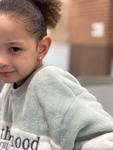 Customer photo review of Tiny Peachy Heart