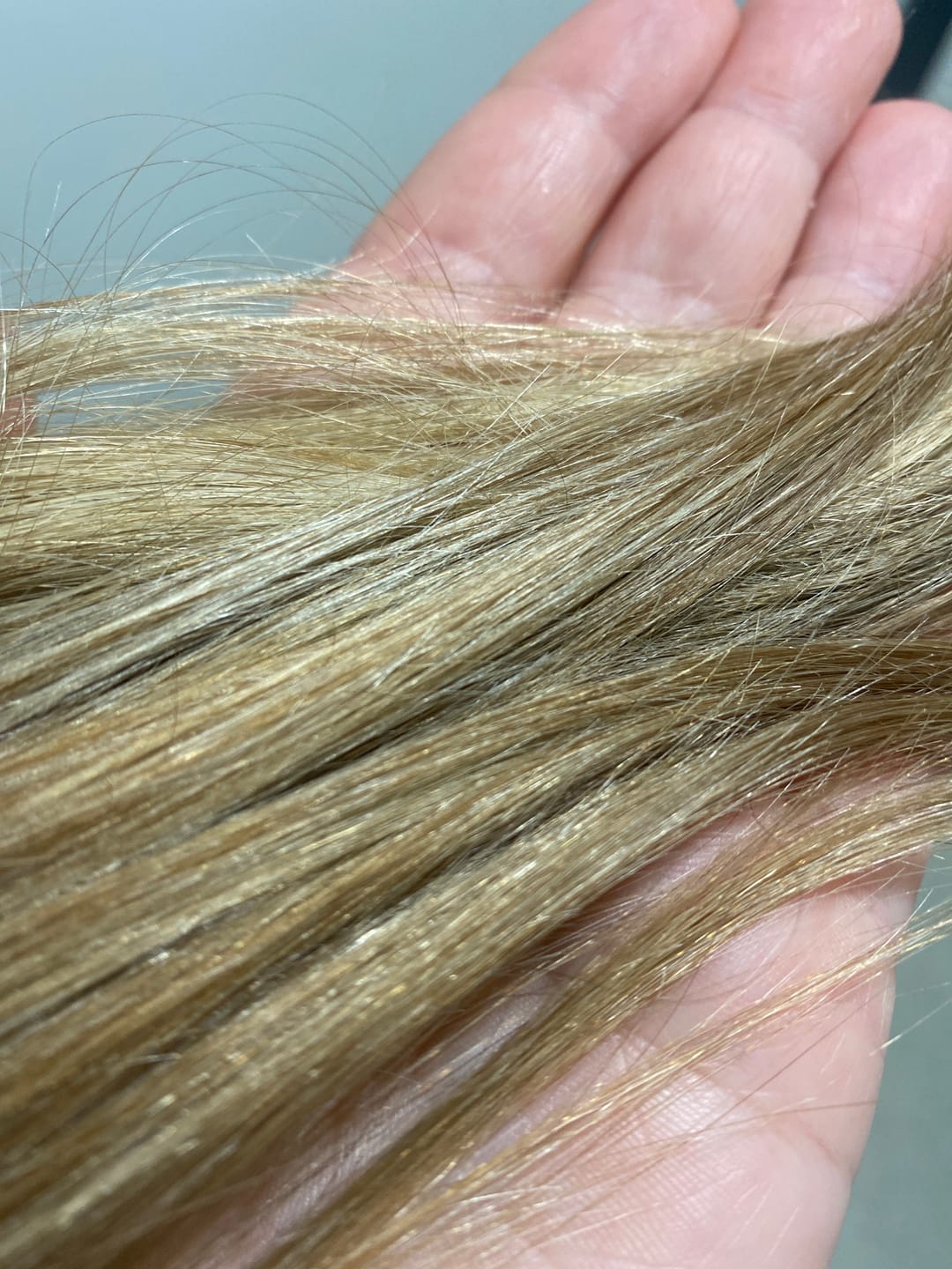 Customer photo review of Stranded Fibre Colour Sample #10/12 Pansy