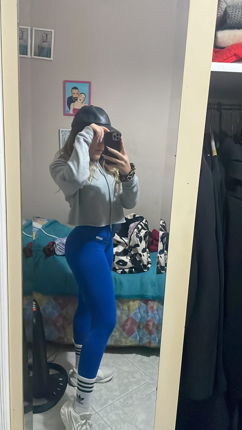 Customer photo review of Leggings Push up Gym Fashion Blu Accidia