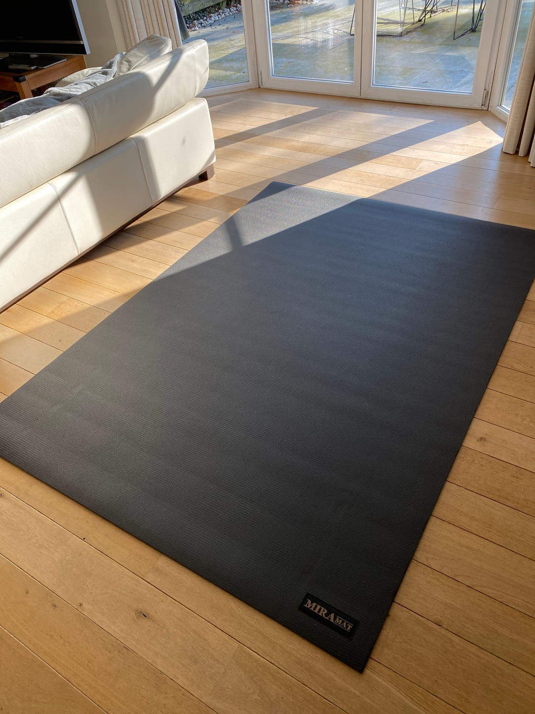 Customer photo review of Miramat® Mega - 214cm x 153cm - Very Large Exercise Mat - In Stock