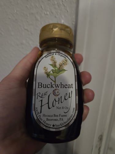 Customer photo review of 100% Pure Raw Buckwheat Honey