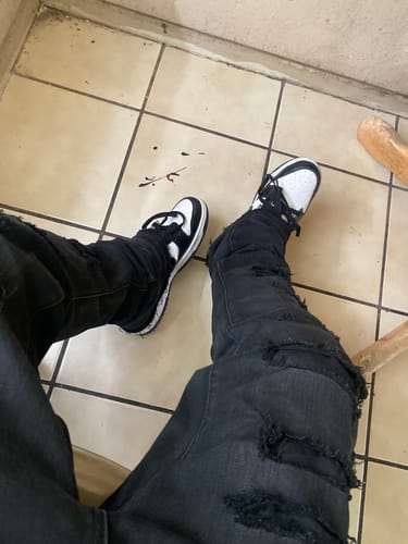 Customer photo review of Vertigo Stacked Denim (Black Bleach Wash) (M8280D)