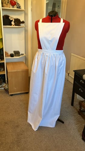 Customer photo review of 10 Metre Luxurious 100% Cotton - 55" Wide  (Lilac Touch White)