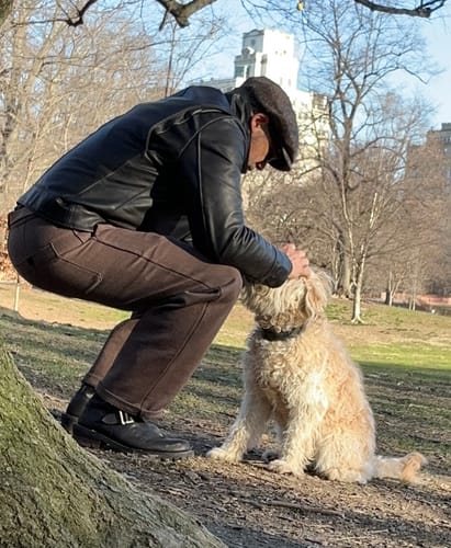 Customer photo review of Lot 929 Pique Salt & Pepper Stripe Pants