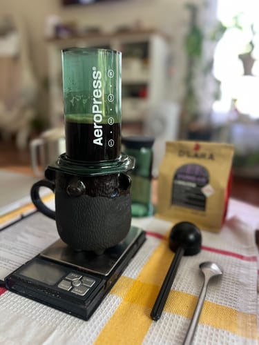 Customer photo review of AeroPress Clear Green Original + Accesorios y Filtros