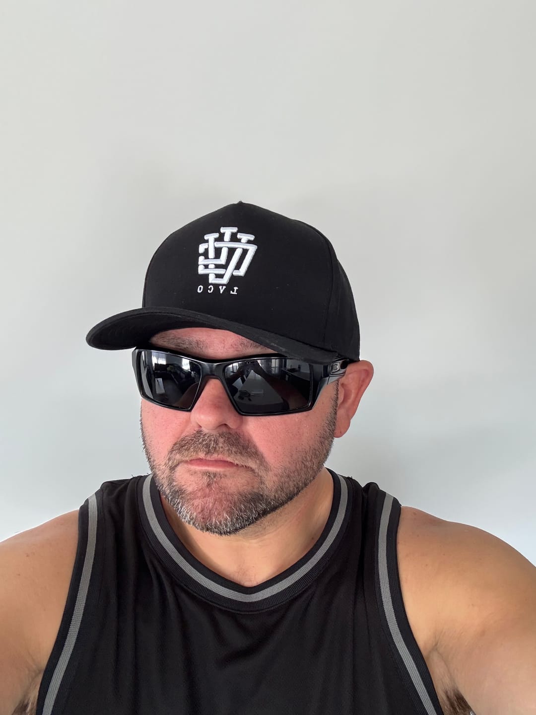 Customer photo review of ULTRA FIT Jet Black A-Frame Snapback
