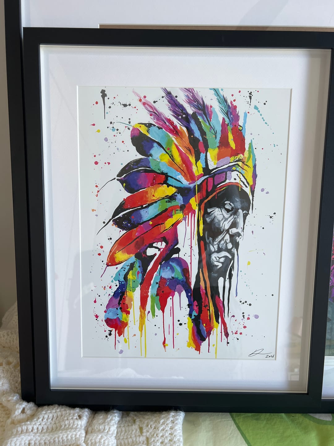 Customer photo review of Male Headdress Print