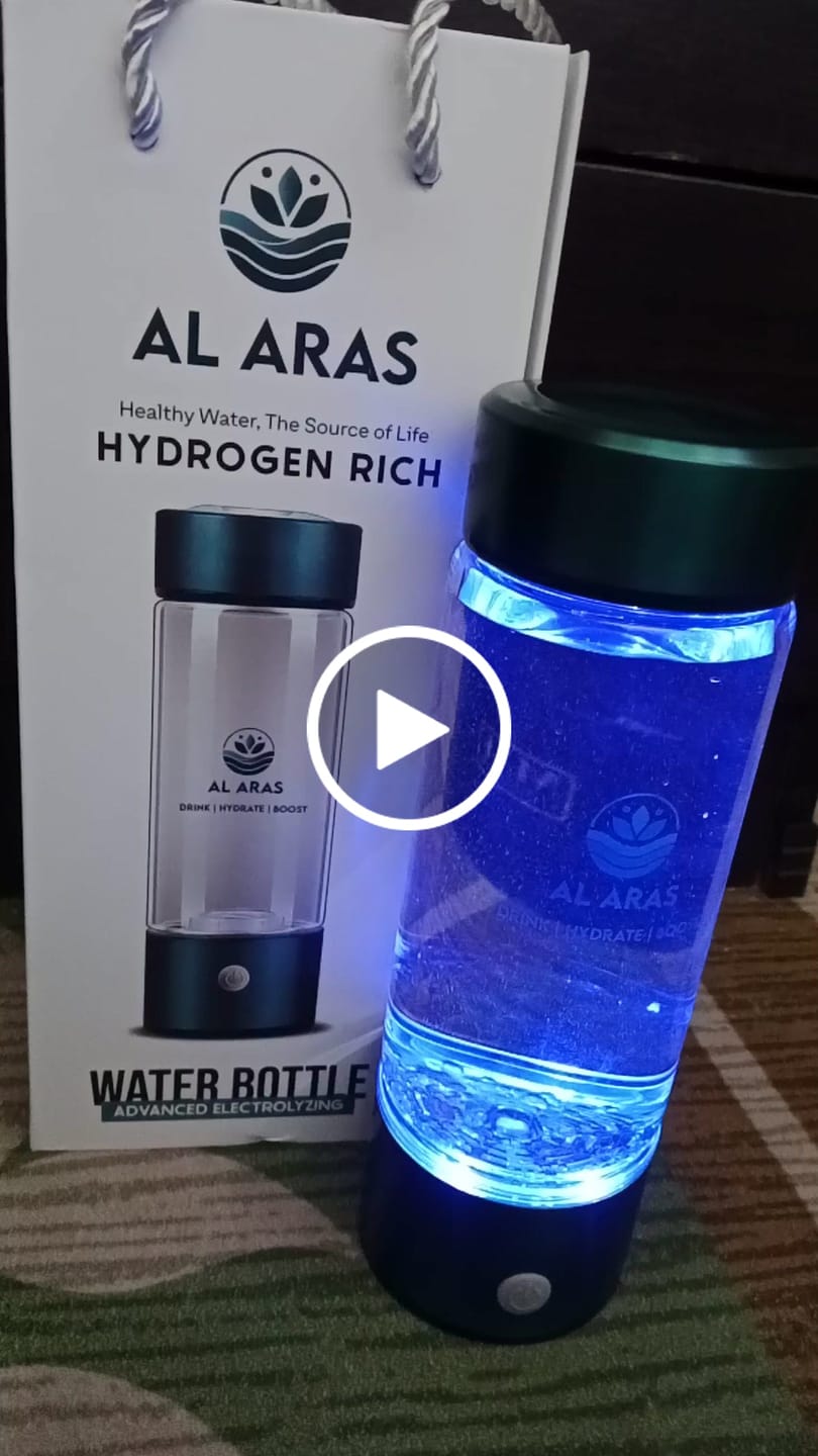 Customer video review of Hydrogen Water Bottle - Free eBook