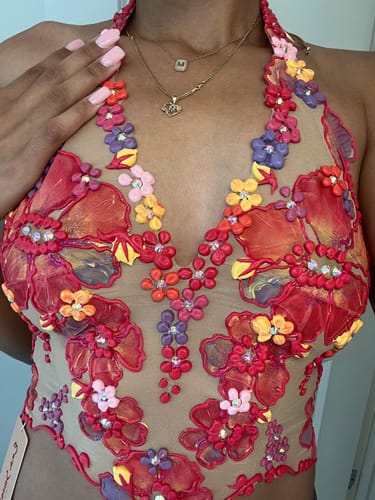 Customer photo review of Botanica Halter Top