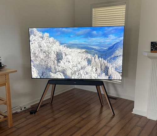 Customer photo review of Picasso FT88 TV Stand