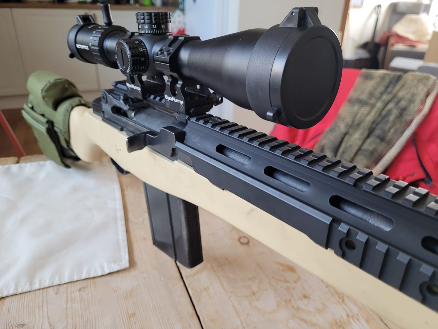 Customer photo review of M1A / M14 / M305 NDT Scope Mount Low-profile and Elevation Adjustable