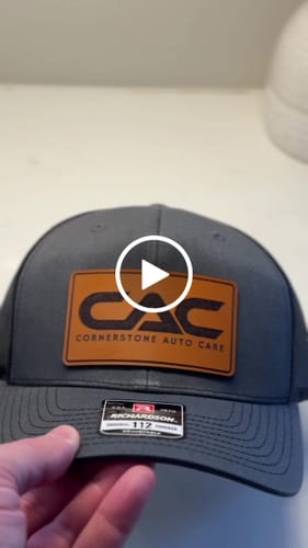 Customer video review of Premium Custom Leather Patch Hats (Wholesale)