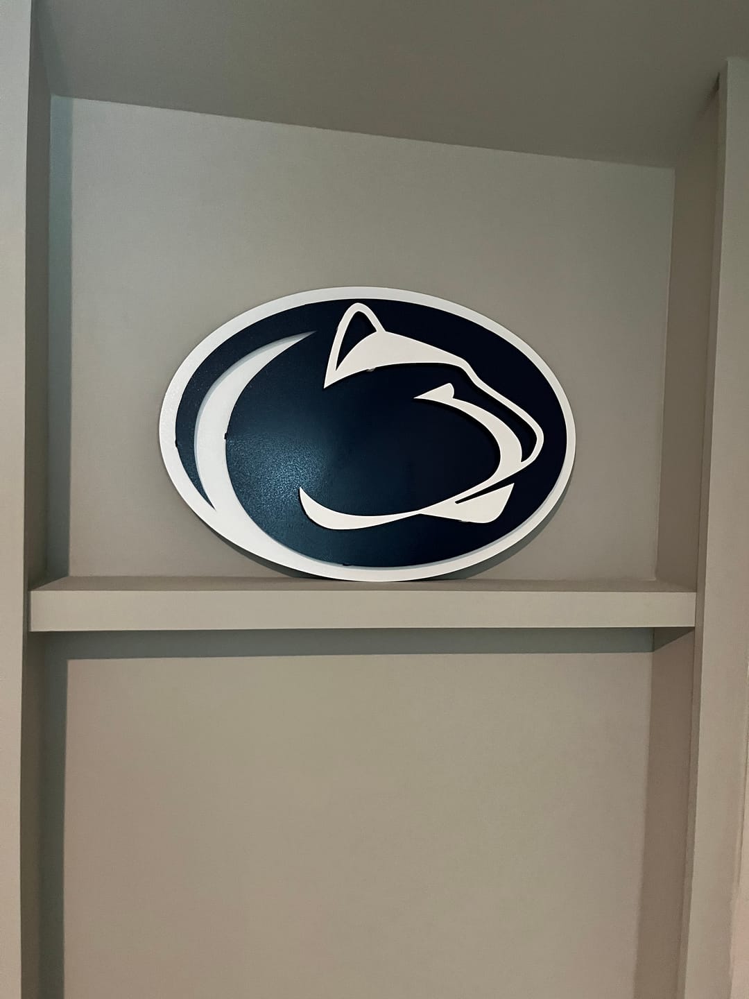 Customer photo review of Penn State Nittany Lions 3D Metal Wall Art