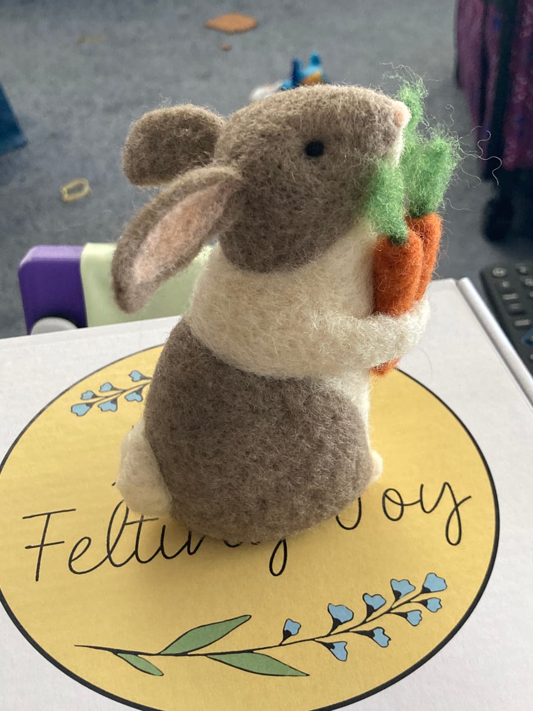 Customer photo review of Needle Felting Joy Subscription - With Supply Box