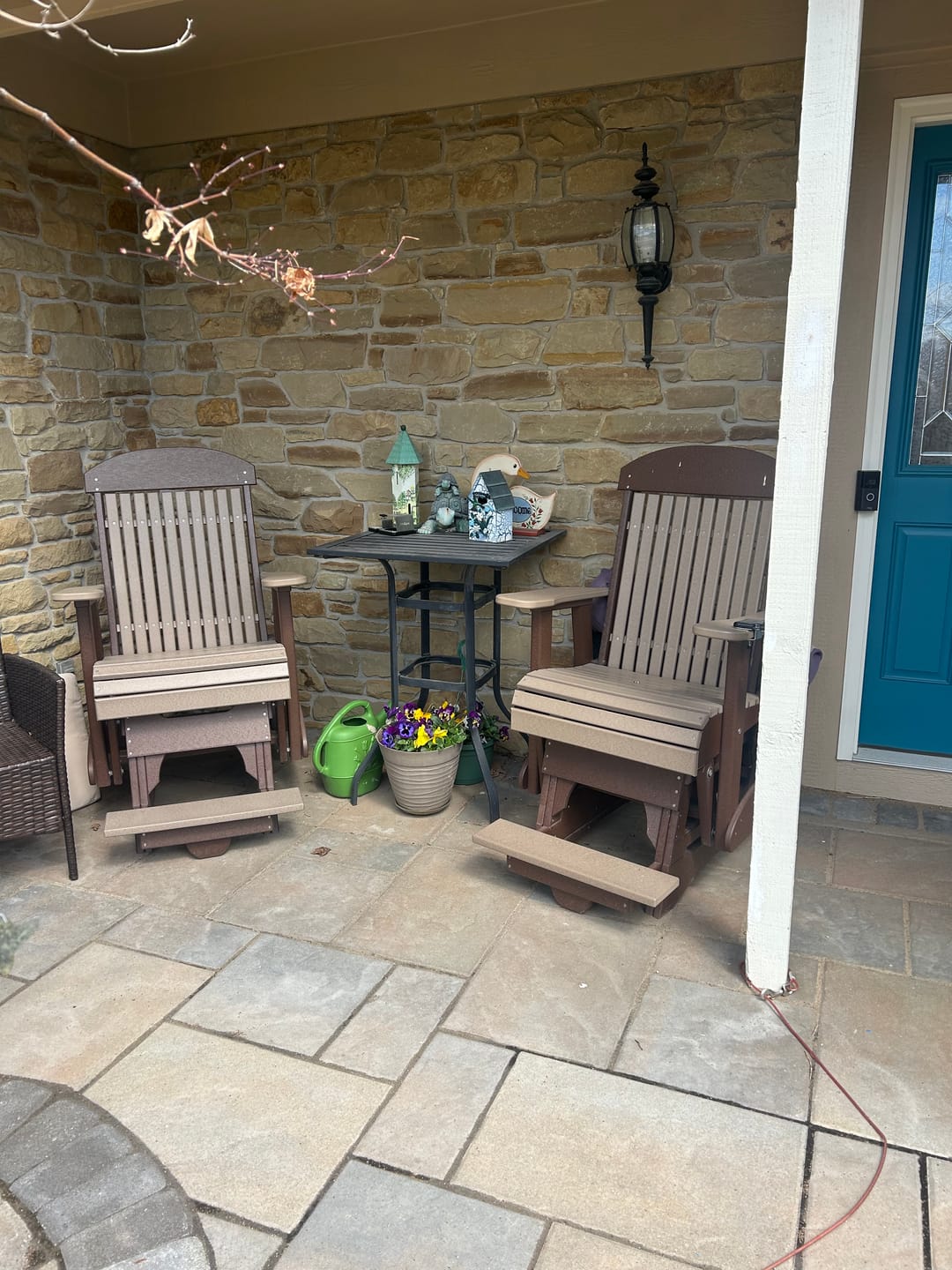 Customer photo review of LuxCraft 2' Adirondack Balcony Glider