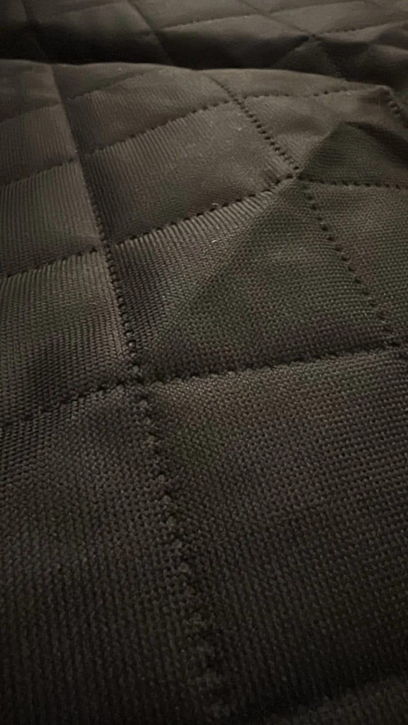 Customer photo review of Hard Bottom Large Car Back Seat