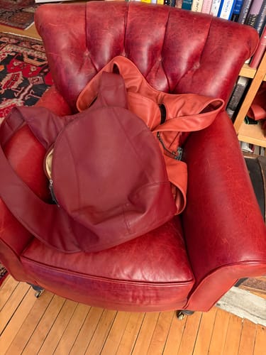 Customer photo review of Le sac à dos Original Rouille - Fin de collection