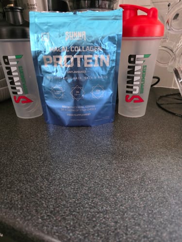 Customer photo review of Halal Collagen Protein