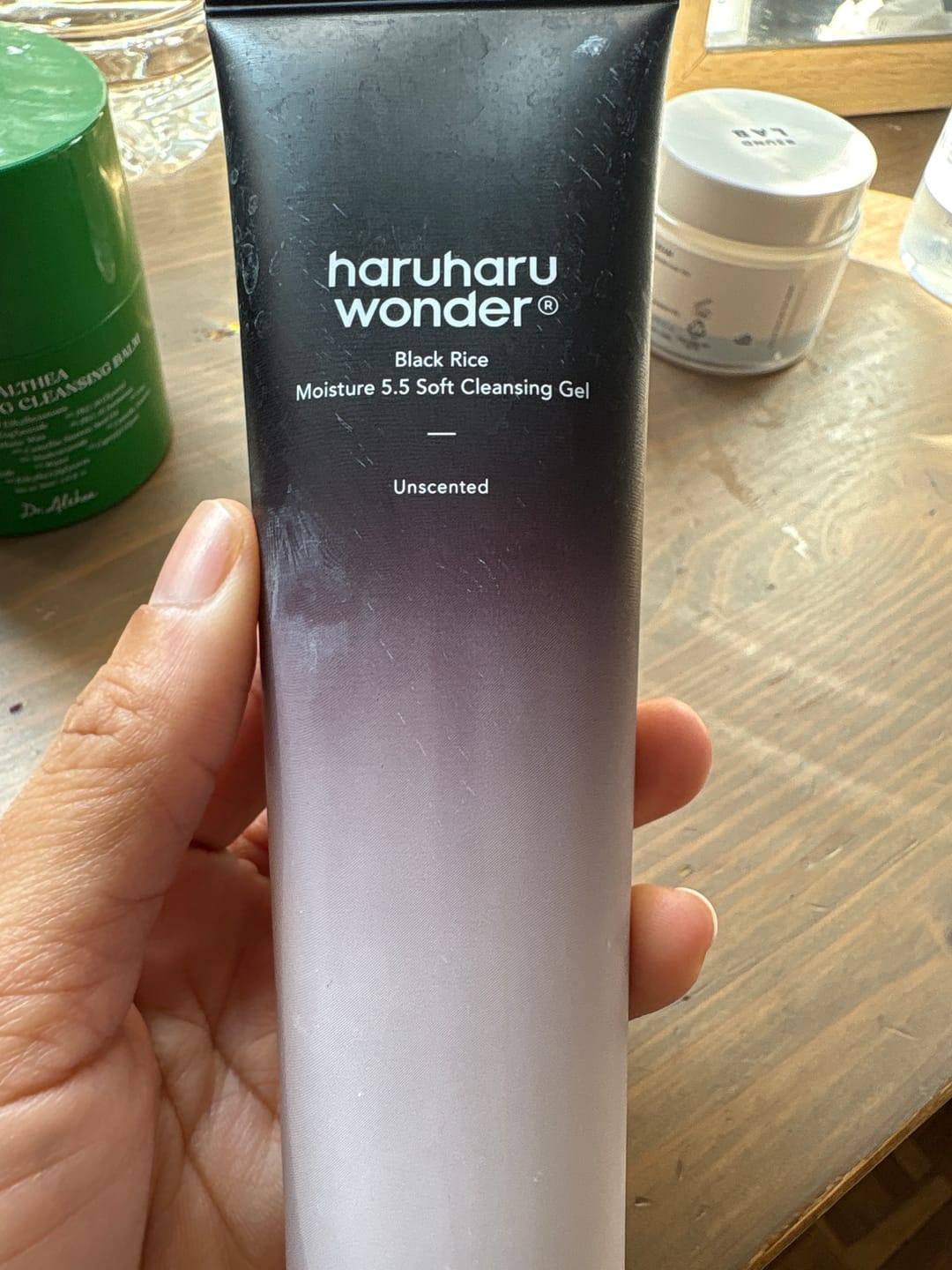Customer photo review of Haruharu Wonder - Nettoyant - Black Rice Moisture 5.5 Soft Cleansing Gel