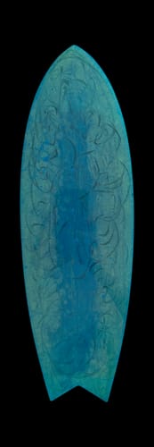 Customer photo review of 16x5x1" Small Fishtail Surfboard Silicone Mold For Epoxy Resin