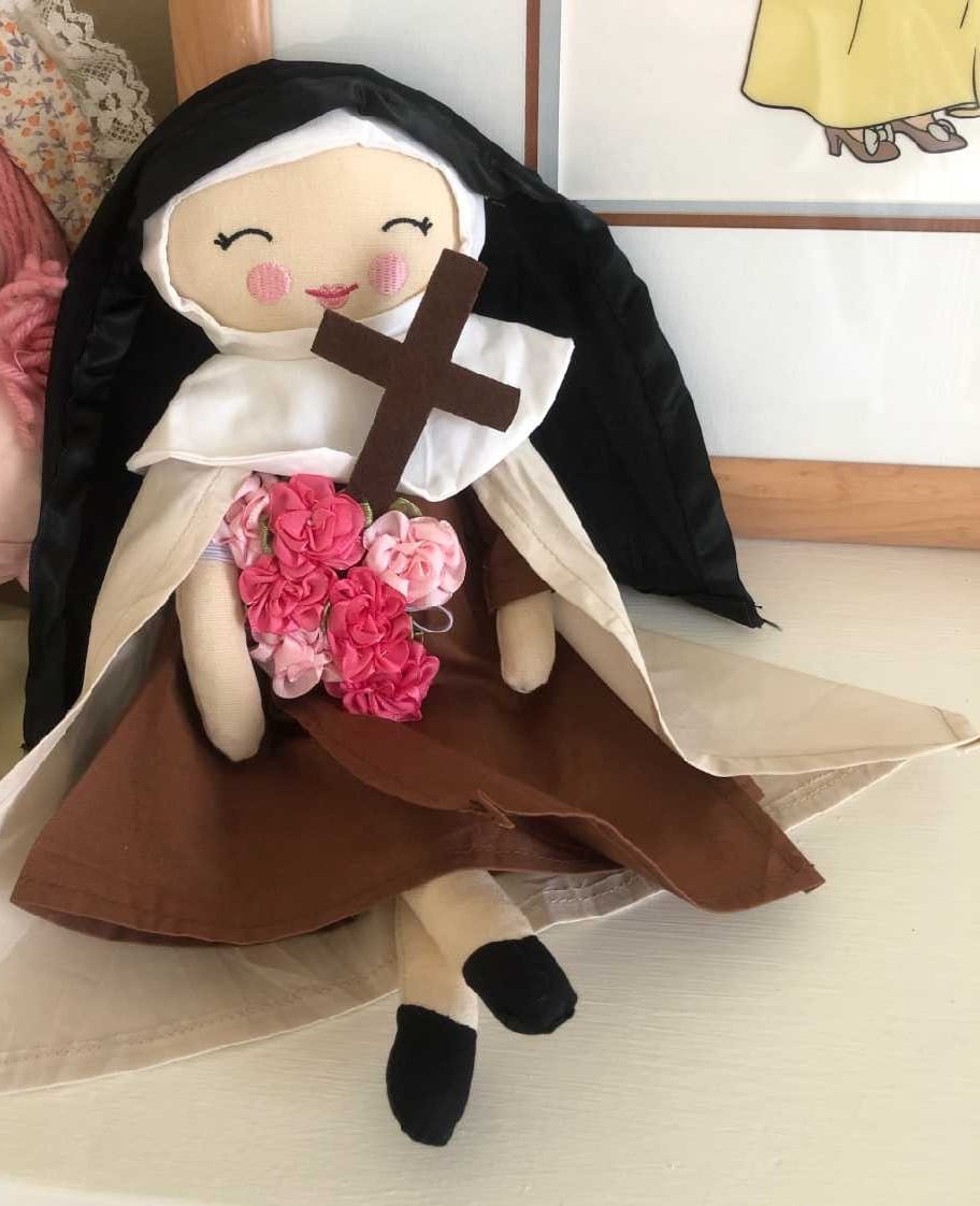 Customer photo review of St. Thérèse of Lisieux Rag Doll