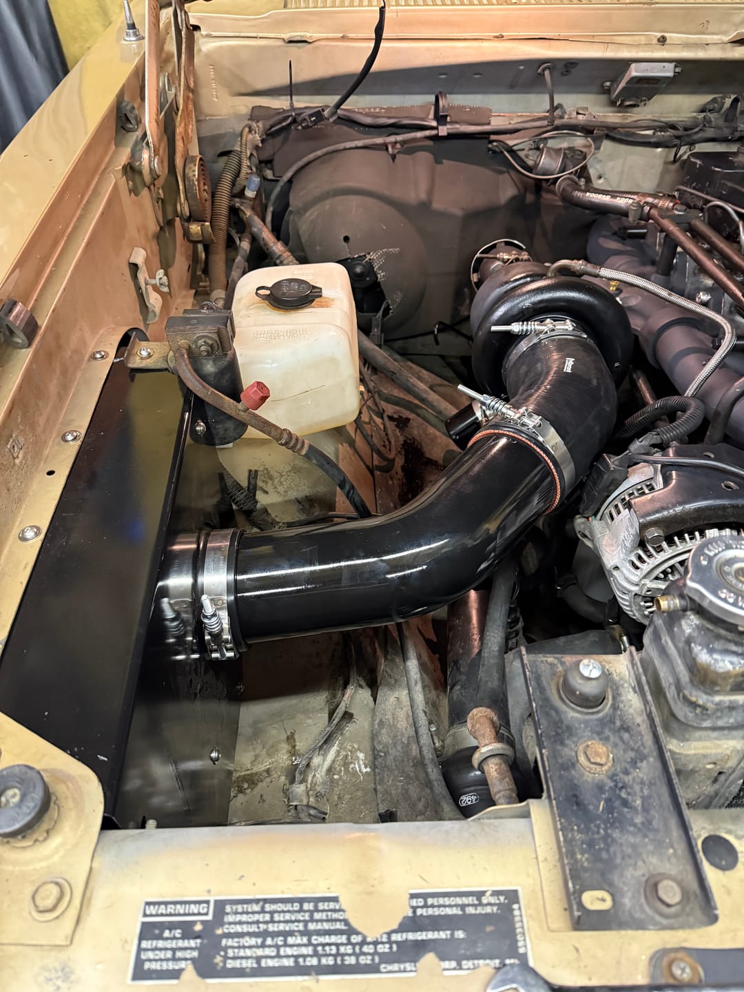 Customer photo review of 1989-1993 Dodge Ram 250/350 BHAF Cold Air Intake Kit