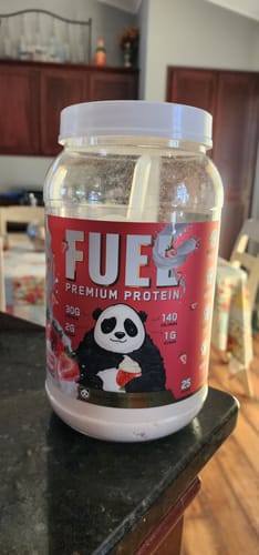 Customer photo review of FUEL Premium Protein (Strawberries & Cream)