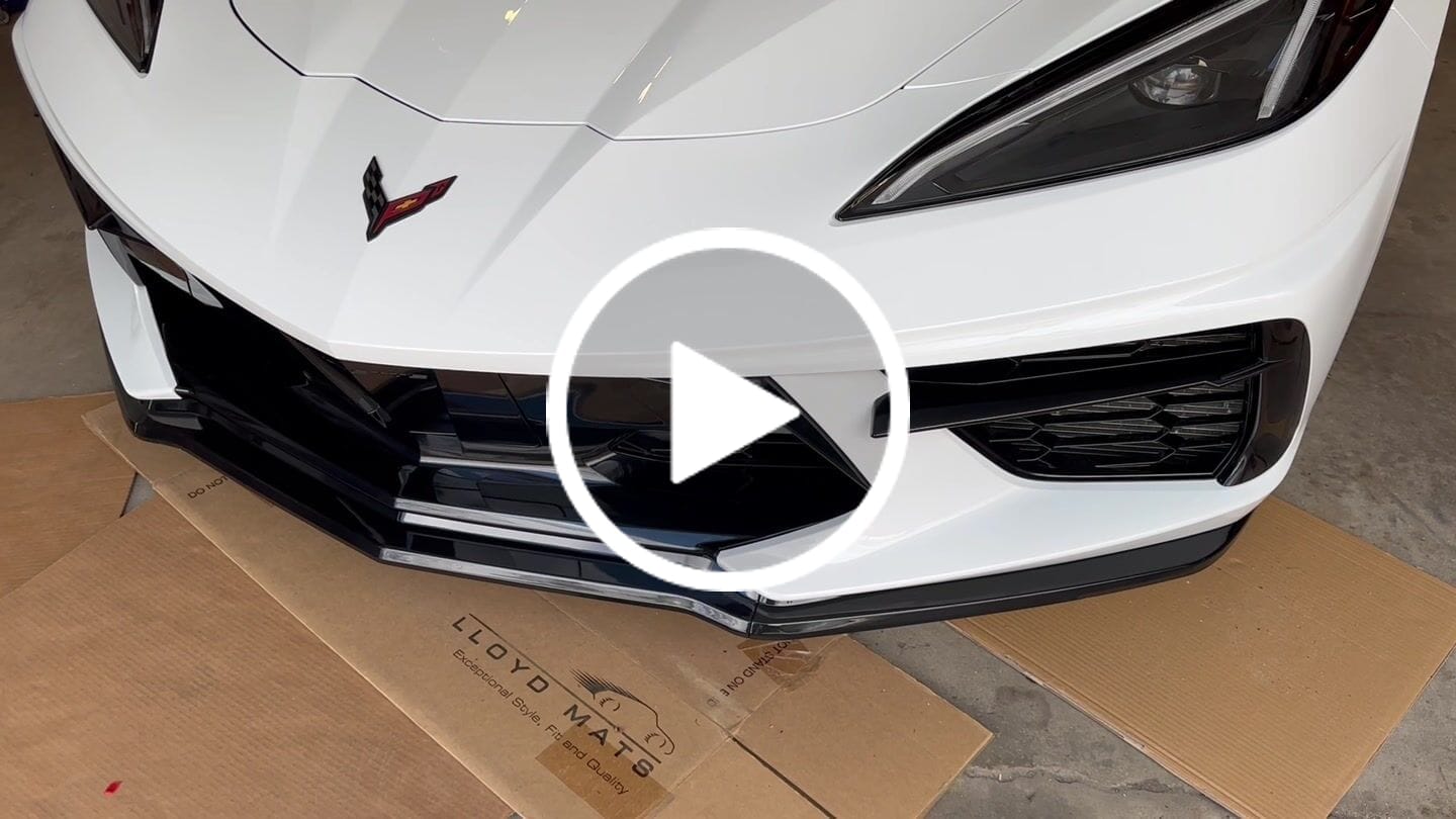 Customer video review of Chevrolet Corvette C8 Z51 Package Front Splitter